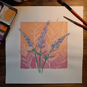 Mi Proyecto del curso: Técnicas de acuarela en negativo para ilustración botánica. Un progetto di Belle arti di Silvina Yaffe - 22.04.2021