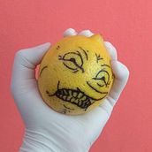 1 limón 2 naranjas. Een project van  Tatoeageontwerp van Dana Noche - 23.04.2021