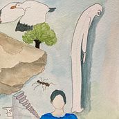 World Within. Ilustração tradicional, e Pintura em aquarela projeto de Mina Abbasi Dinani - 21.04.2021