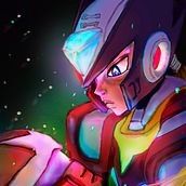 Projeto Final - Zero's legacy Protoman. Digital Drawing, Traditional illustration, and Digital Painting project by Romulo Pereira - 04.23.2021