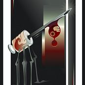 My project in Art Deco Style for Digital Illustration course. Un proyecto de Dibujo artístico, Diseño de personajes, Concept Art, Creatividad, Diseño, Diseño digital, Dibujo digital, Ilustración digital, Dibujo, Diseño gráfico, Ilustración tradicional e Ilustración vectorial de Sean Shinnock - 23.04.2021