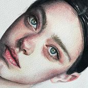Mi Proyecto del curso: Retrato en acuarela a partir de una fotografía. Traditional illustration, and Watercolor Painting project by Miriam Seco - 04.23.2021