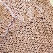 Mi Chaqueta Top-down: prendas a crochet de una sola pieza. Crochet project by Pilar Ron Güimil - 04.23.2021