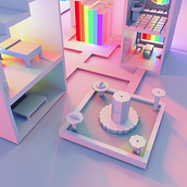 Marcha por la diversidad 2020. 3D, Communication, Concept Art, 3D Design, and Graphic Design project by Elisa Musso - 09.01.2020