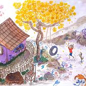 Mi Proyecto del curso: Ilustración en acuarela con influencia japonesa. Un progetto di Illustrazione tradizionale, Illustrazione con inchiostro e Pittura ad acquerello di Carolina Lopes - 23.04.2021