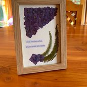 Corazón florido: Mi Proyecto del curso: Técnicas básicas de prensado botánico. Projekt z dziedziny  Kolaż użytkownika sencillafelicidad - 23.04.2021
