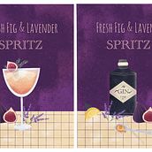 Cocktail cards✨. Un proyecto de Caligrafía, Diseño e Ilustración tradicional de Alina Zimina - 20.03.2021