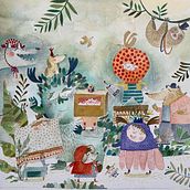 Happy parade Ein Projekt aus dem Bereich Kinderillustration von Narges Fayaz - 24.04.2021