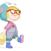 Little Doll. Character Design, and Children's Illustration project by Maria Ingram - 04.24.2021