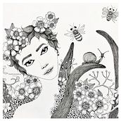 Meadow Maiden. Un progetto di Illustrazione tradizionale di Beth Woolrich - 24.04.2021