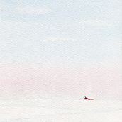 Solitude - Wabi Sabi moments of life. Watercolor Painting project by Tuấn Trần - 04.24.2021
