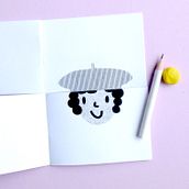 Hats & Hats // Chapeaux & Têtes. Children's Illustration, Collage, and Graphic Design project by Friederike - 06.20.2015