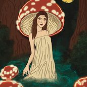 Magic Forest Ein Projekt aus dem Bereich Digitale Illustration und Traditionelle Illustration von Maria Cristina Iliescu - 24.04.2021
