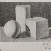 Learning the basic - artistic drawing . Drawing project by Ana T Vargas Frutos - 04.24.2021