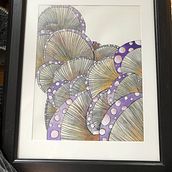 Stacked Shrooms. Een project van Traditionele illustratie van Killian Ruck - 30.03.2021