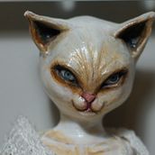 Kitty the Cat, Clay Doll. Art To, and s project by Danusia - 04.24.2021