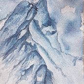 Montagnes Ein Projekt aus dem Bereich Aquarellmalerei von Lorenzo Milo - 24.04.2021