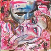 Dornröschen. Een project van Schilderij, Collage y Traditionele illustratie van Alexia Gietl - 24.04.2021