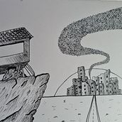 Dibujo en Tinta 2021. Traditional illustration project by Julian Metke Castillo - 04.25.2021