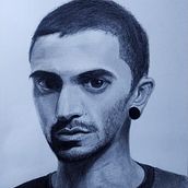 Meu projeto do curso: Retrato realista com lápis grafite. Un progetto di Illustrazione tradizionale di João Brandão - 22.04.2021