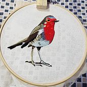 Mi Proyecto del curso: Pintar con hilo: técnicas de ilustración textil. Un progetto di Illustrazione tradizionale, Ricamo e Textile Design di Linda Marcela Acosta Ortiz - 25.04.2021