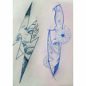Mi Proyecto del curso: Tatuaje para principiantes. Tattoo Design, Design, Traditional illustration, and Sketching project by Andres Chavez - 04.24.2021