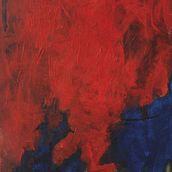 Amarillo, Azul, Rojo.... Acr, and lic Painting project by Julie Waldorf - 04.25.2021