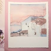 Dreaming about Portugal. Un proyecto de Ilustración arquitectónica, Dibujo artístico, Dibujo, Ilustración editorial, Ilustración tradicional y Pintura a la acuarela de Maria Durczyk - 25.04.2021