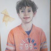 AquíMi Proyecto del curso:  Retrato realista con lápices de colores :Pablo Ein Projekt aus dem Bereich Bildende Künste von holifrisqui - 28.04.2021