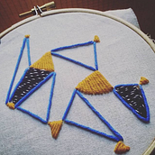 Taller de bordado - Holaleon. Embroider project by Isabelle Pares - 04.25.2021