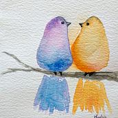 Volamos?. Watercolor Painting project by Amalvis Cermeno - 04.25.2021