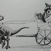 Mi Proyecto del curso: Ilustración surrealista con rotuladores. Traditional illustration project by Mayka Muñoz Ruiz - 04.25.2021