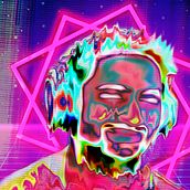 My practice in Psychedelic Animation with Photoshop and After Effects course. Traditional illustration project by Uttario Das - 04.23.2021