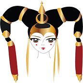 Amidala. Un projet de Illustration vectorielle de Ana Paula Saliba - 25.04.2021