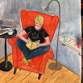 Mein Kursprojekt: mein Lieblingsplatz . Traditional illustration project by Angela Hiller - 04.26.2021