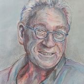 My project in Artistic Portrait with Watercolors course. Watercolor Painting project by Joan Brons - 04.26.2021