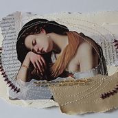 Mi Proyecto del curso: Técnicas de bordado experimental sobre papel. Embroider project by Yolanda Garcia - 04.26.2021