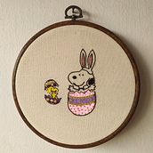 Easter  Snoopy  🐣. Embroider, Film, Video, TV, Arts, and Crafts project by Karla Lorca - 04.04.2021