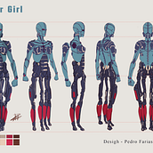 Projeto Final_ Annabell: A Aranha de Comabte. Character Design, and Traditional illustration project by Pedro Farias Ferreira - 04.27.2021