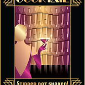 My project in Art Deco Style for Digital Illustration course. Ilustração tradicional projeto de Carol G - 27.04.2021