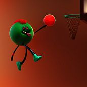 Olimpic Games - basketball. Un progetto di Design, 3D e Character design di Dan Cristian - 25.04.2021