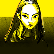 (Selected) Portrait Illustration #1. Un proyecto de Ilustración tradicional, Ilustración digital, Dibujo de Retrato, Dibujo digital y Dibujo de archieeka - 27.04.2021