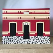 Proyecto: una fachada en Aiguá, Uruguay. . Un proyecto de Fotografía, Ilustración tradicional y Papercraft de Anita Daverede - 28.04.2021