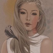 My project in Illustrated Portraits with Procreate course.  project by charly_ - 04.27.2021