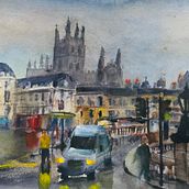 Urban Watercolour Landscapes. Fine Arts project by jembo - 04.27.2021