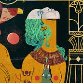 Mi Proyecto del curso: Riddles of the Sphinx. Drawing, Traditional illustration, and Digital Painting project by Sebastián Rubiano - 04.27.2021