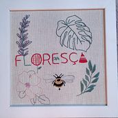 Meu projeto do curso: Técnicas básicas para bordado de letras. Embroider project by Priscila Souza - 05.15.2021