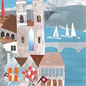 My project in Story Illustration with Paper course: Zürich Series. Traditional illustration project by Beatrix - 04.28.2021