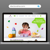 Doctora Ho - Nutrióloga Pediatra. Un proyecto de Desarrollo Web, Diseño mobile y Diseño Web de Jose Jimenez - 10.04.2019