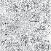 Meu projeto do curso: Ilustração vetorial com estilo doodles. Digital Illustration project by Patricia Braga - 04.29.2021